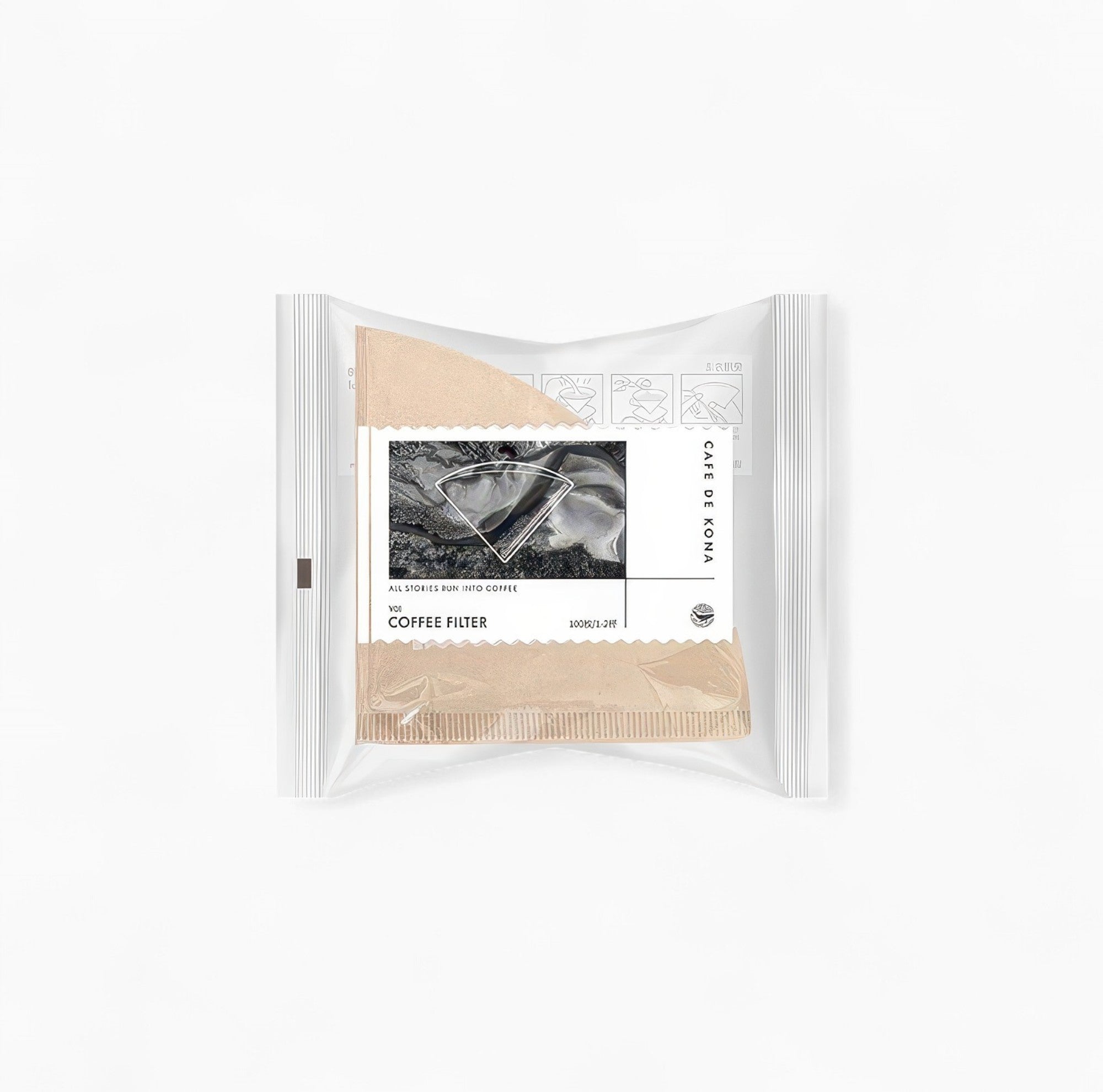Natural V60 Sector-Shaped Filter Papers