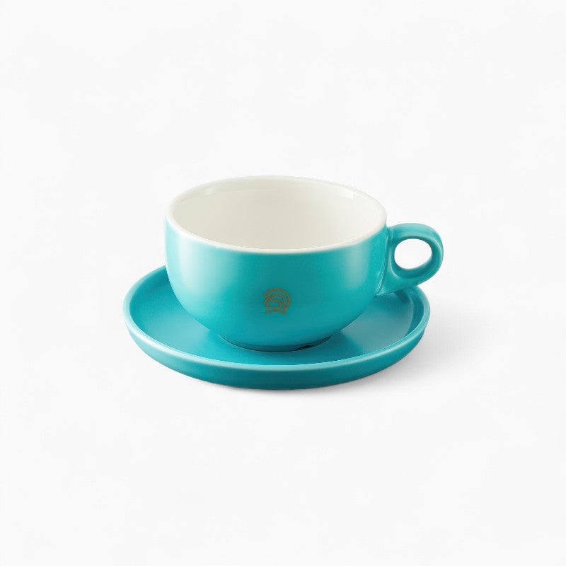 Ceramic Coffee Cup and Saucer Set - Thumbnail 4