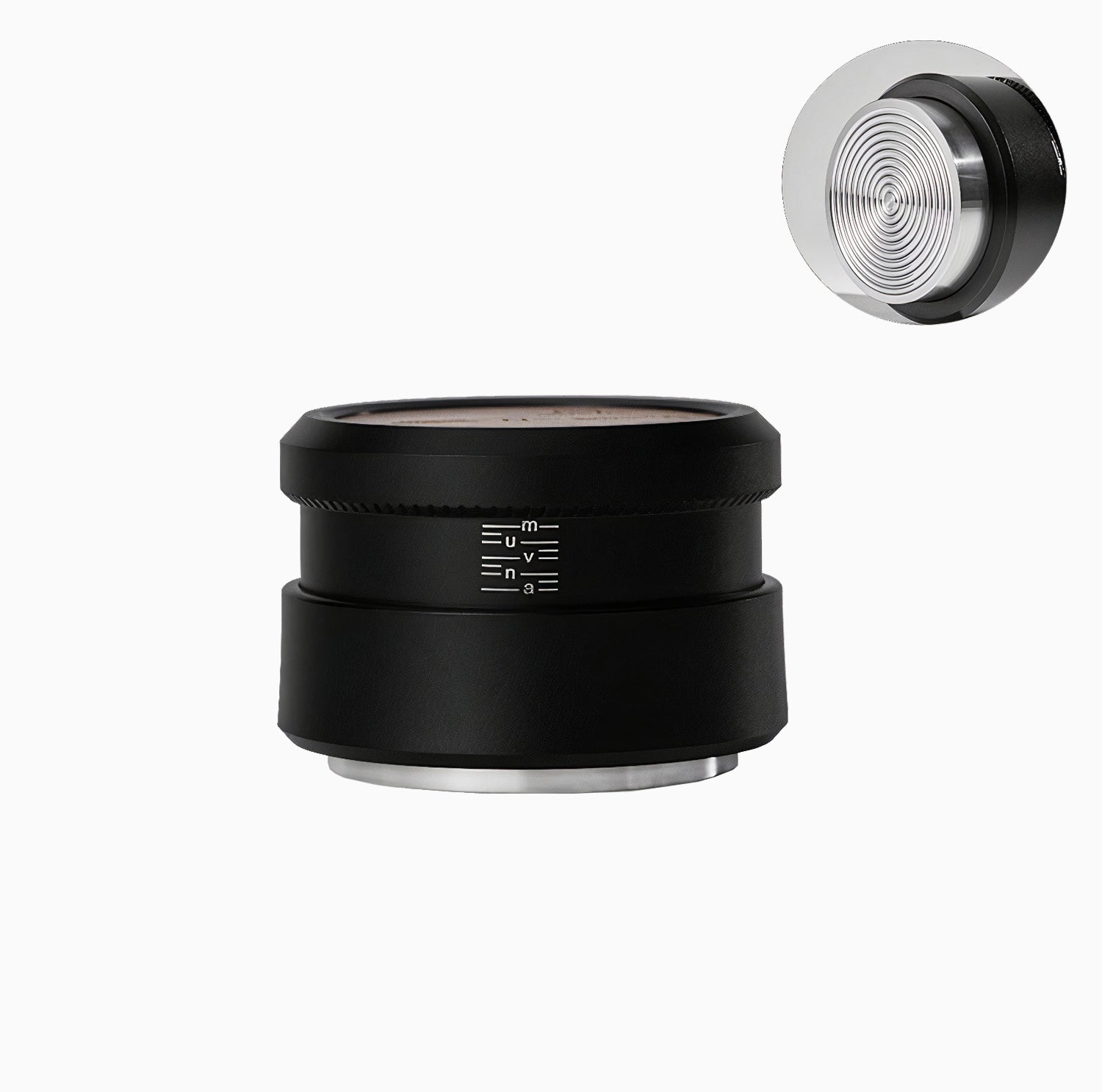 Espresso Gravity Tamper and Distributor with Wooden Lid - MUVNA - Lastaforest
