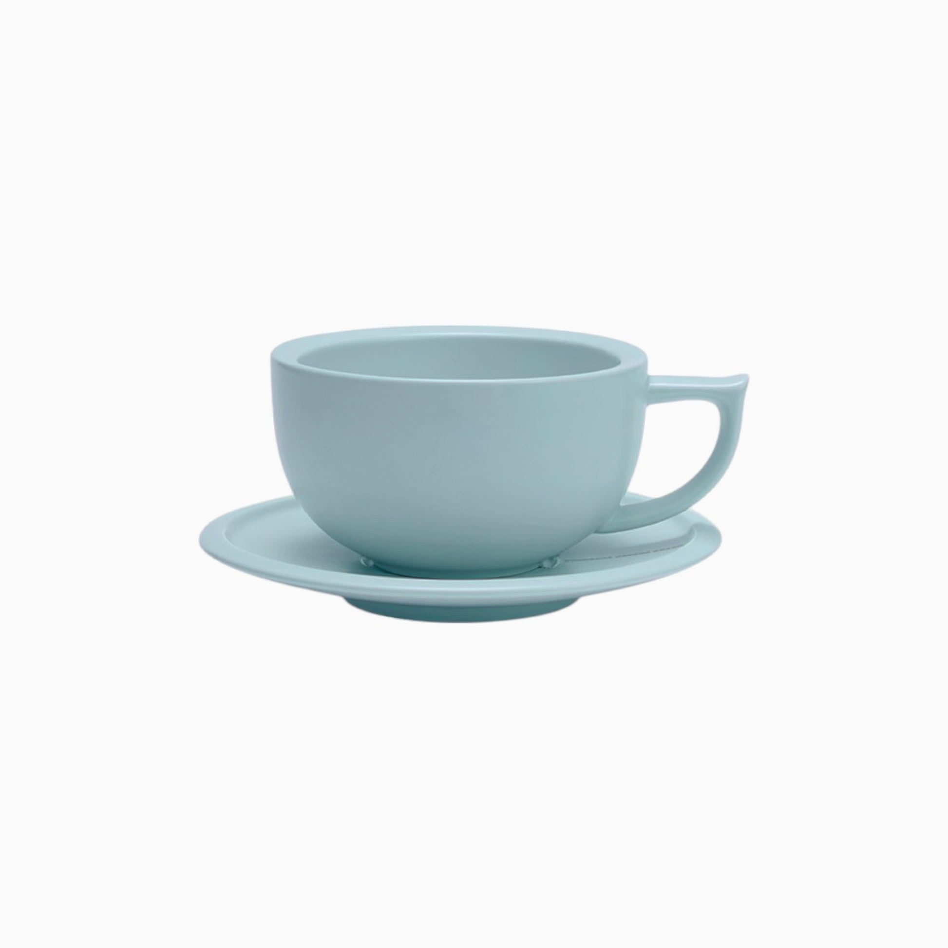 Embossed Ceramic Latte Cup 280ml - MUVNA - Lastaforest