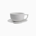 Embossed Ceramic Latte Cup 280ml - MUVNA - Lastaforest