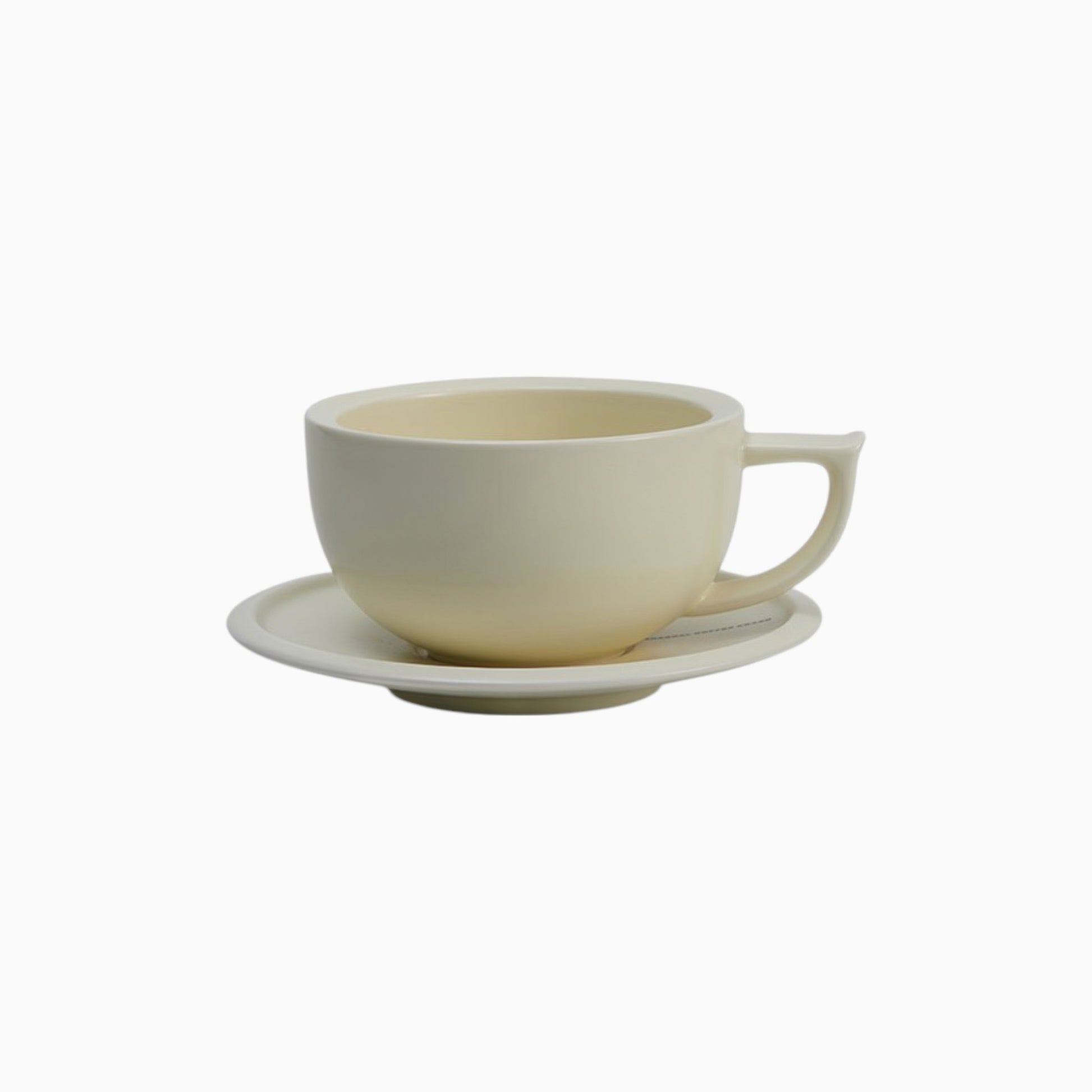 Embossed Ceramic Latte Cup 280ml - MUVNA - Lastaforest
