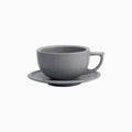 Embossed Ceramic Latte Cup 280ml - MUVNA - Lastaforest