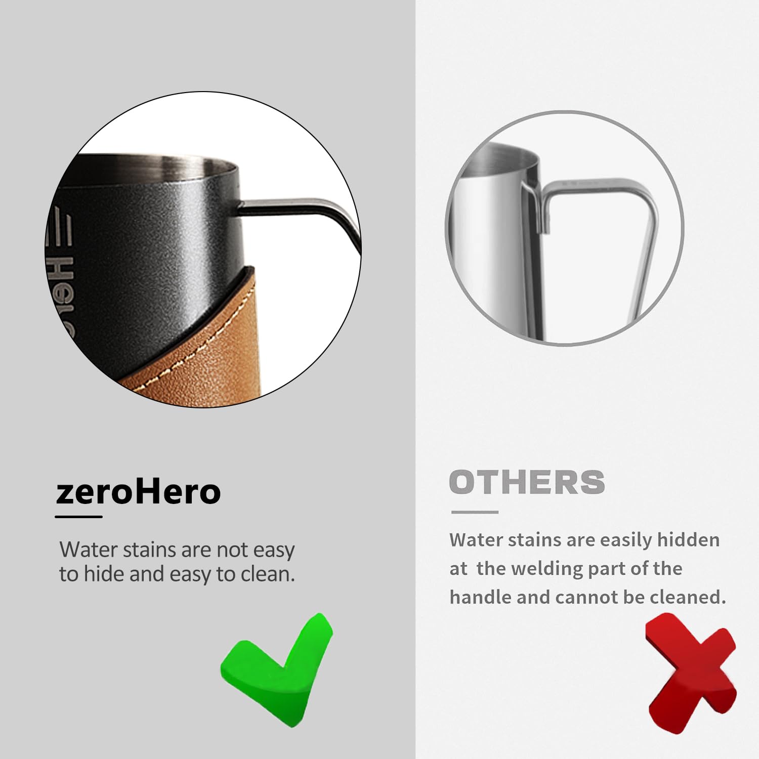 Fortgeschrittener Milchaufschäumer-Krug