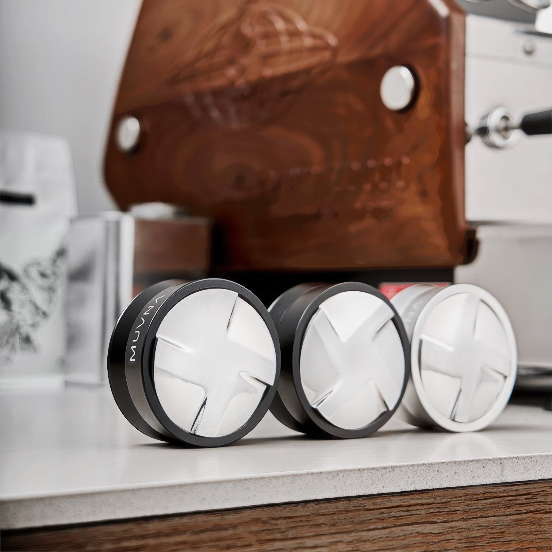 Self-Leveling Gravity Espresso Tamper