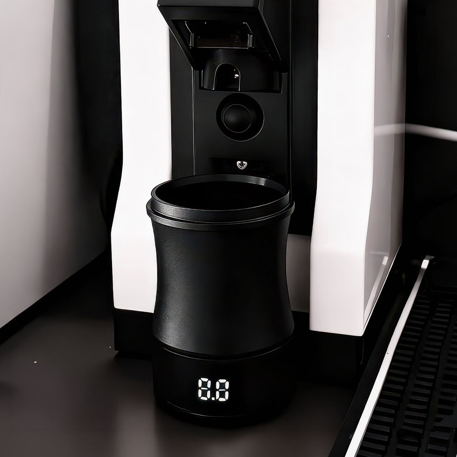 Coffee Dosing Cup with Built-In Scale