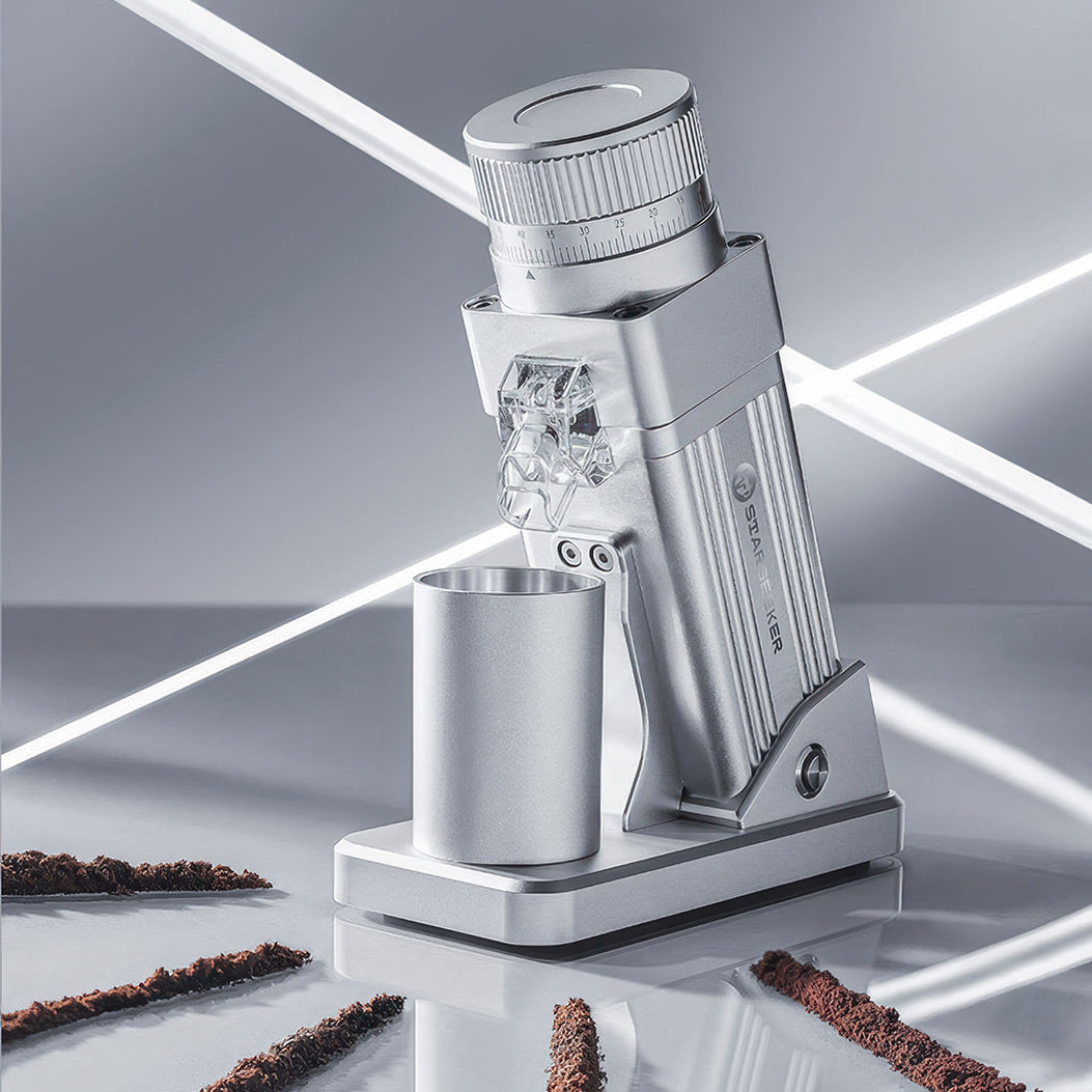 STARSEEKER E64 Electric Coffee Grinder - 64mm Titanium Flat Burr