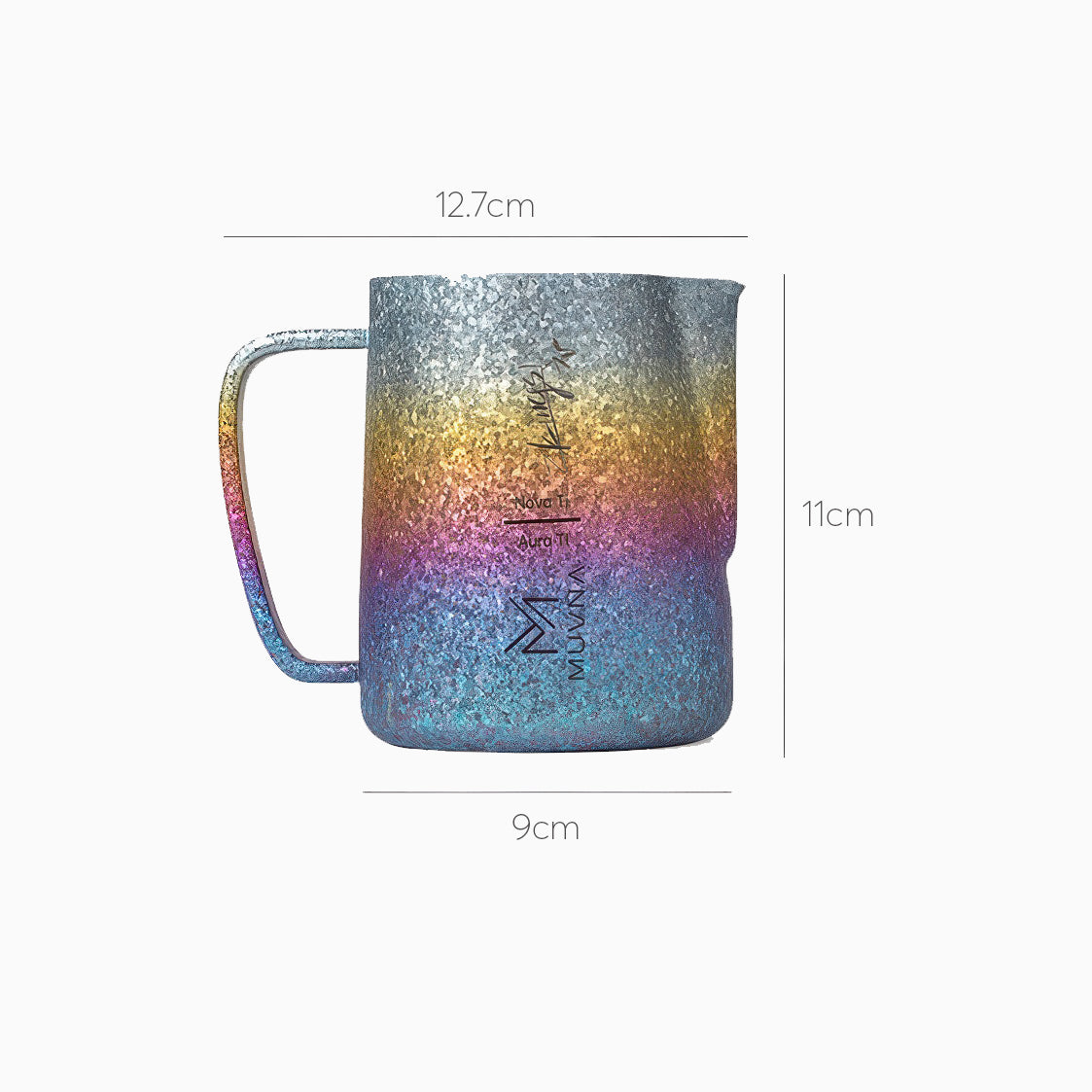 Aurora Crystal Titanium Latte Pitcher – Lastaforest
