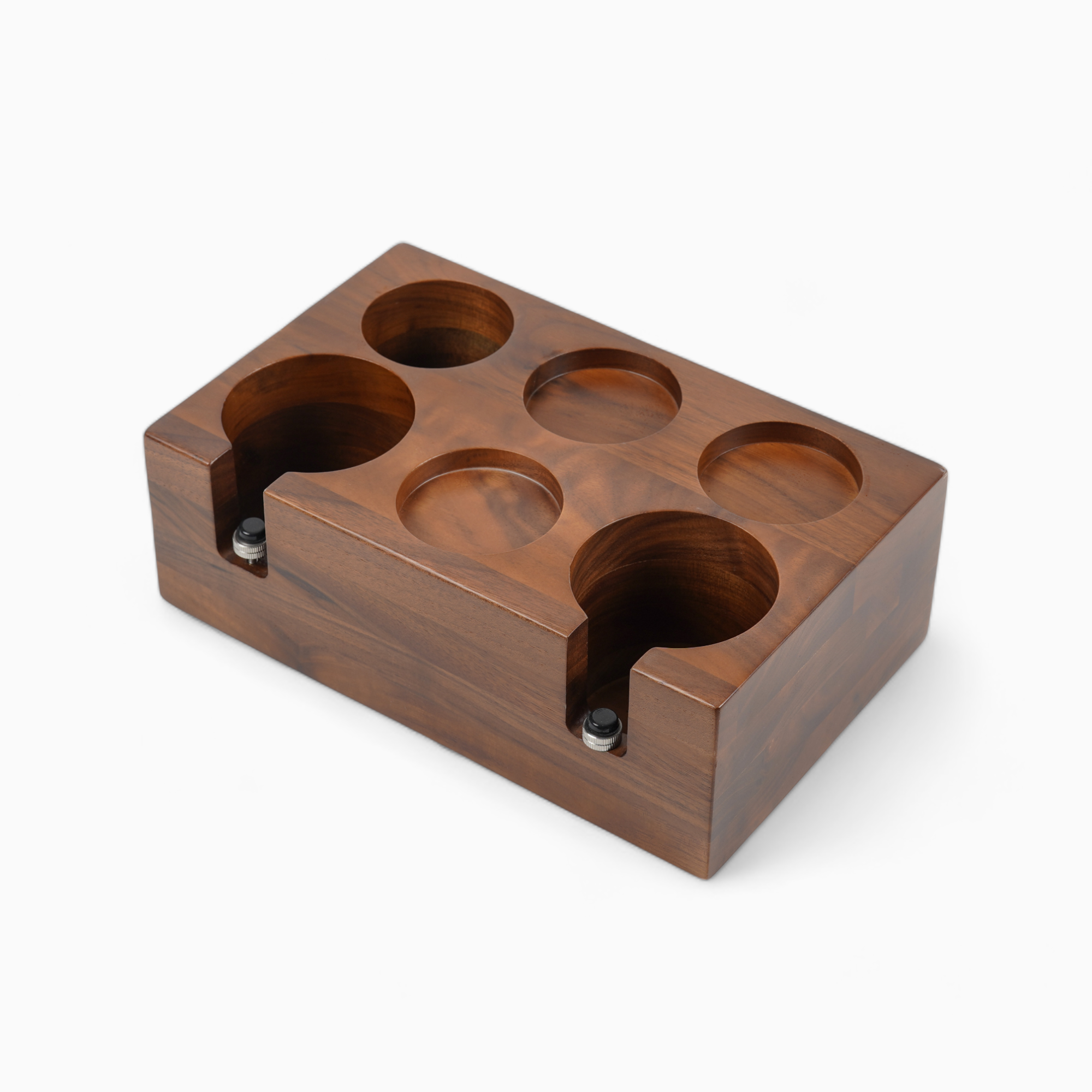 Walnut Organizer Box For Barista - Lastaforest