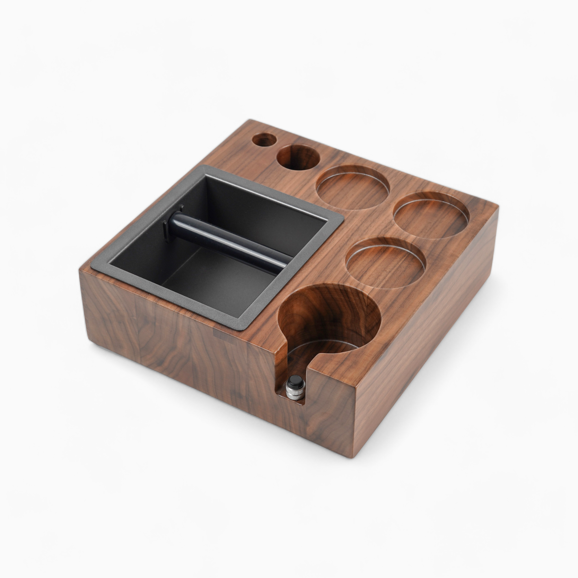 Barista Coffee Tamping Station with Knock Box