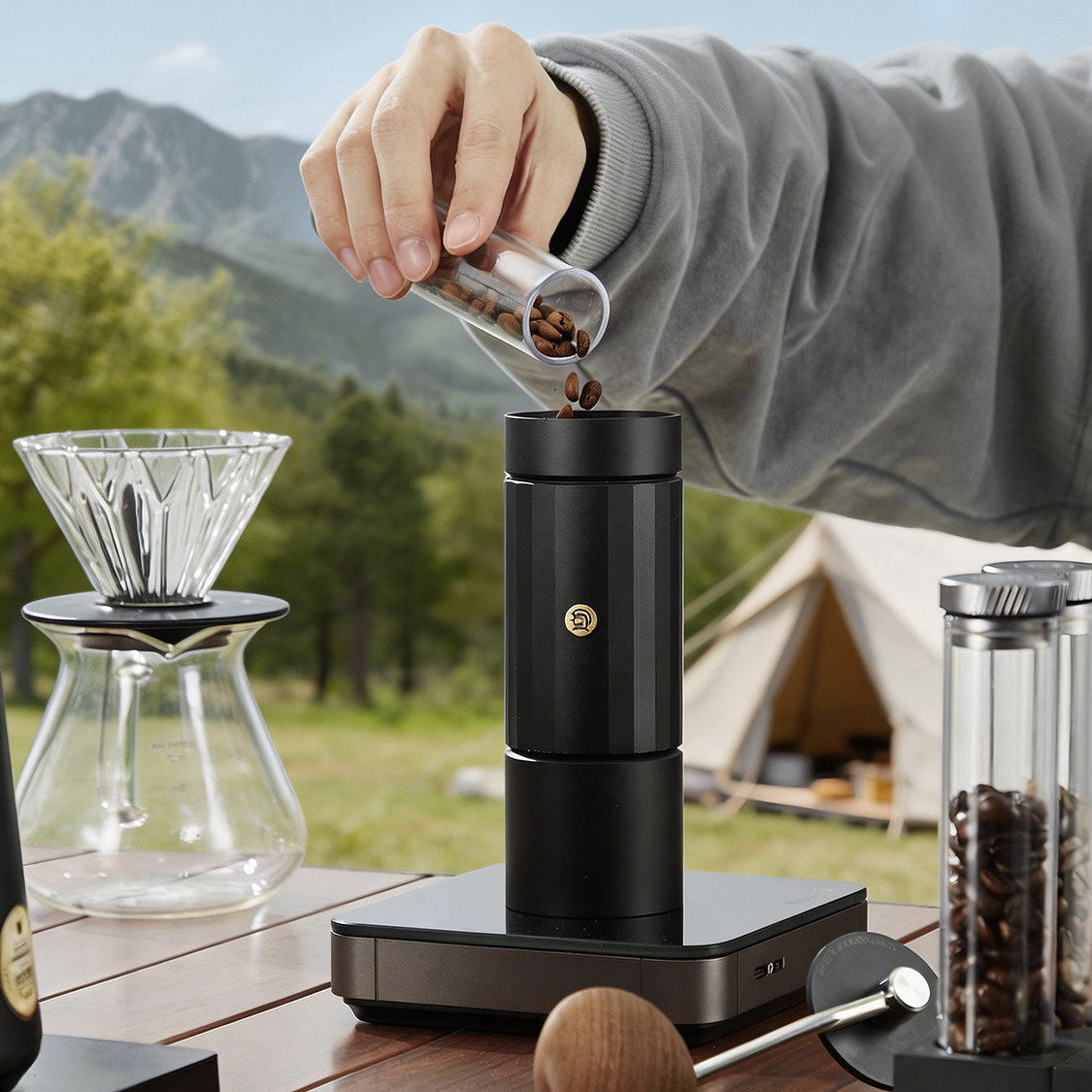 zeroHero Z4 Manual Burr Grinder – Precision Espresso Grind