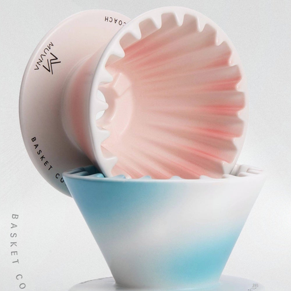 Cake V60 Filter Cup - Flat Bottom Ceramic Dripper