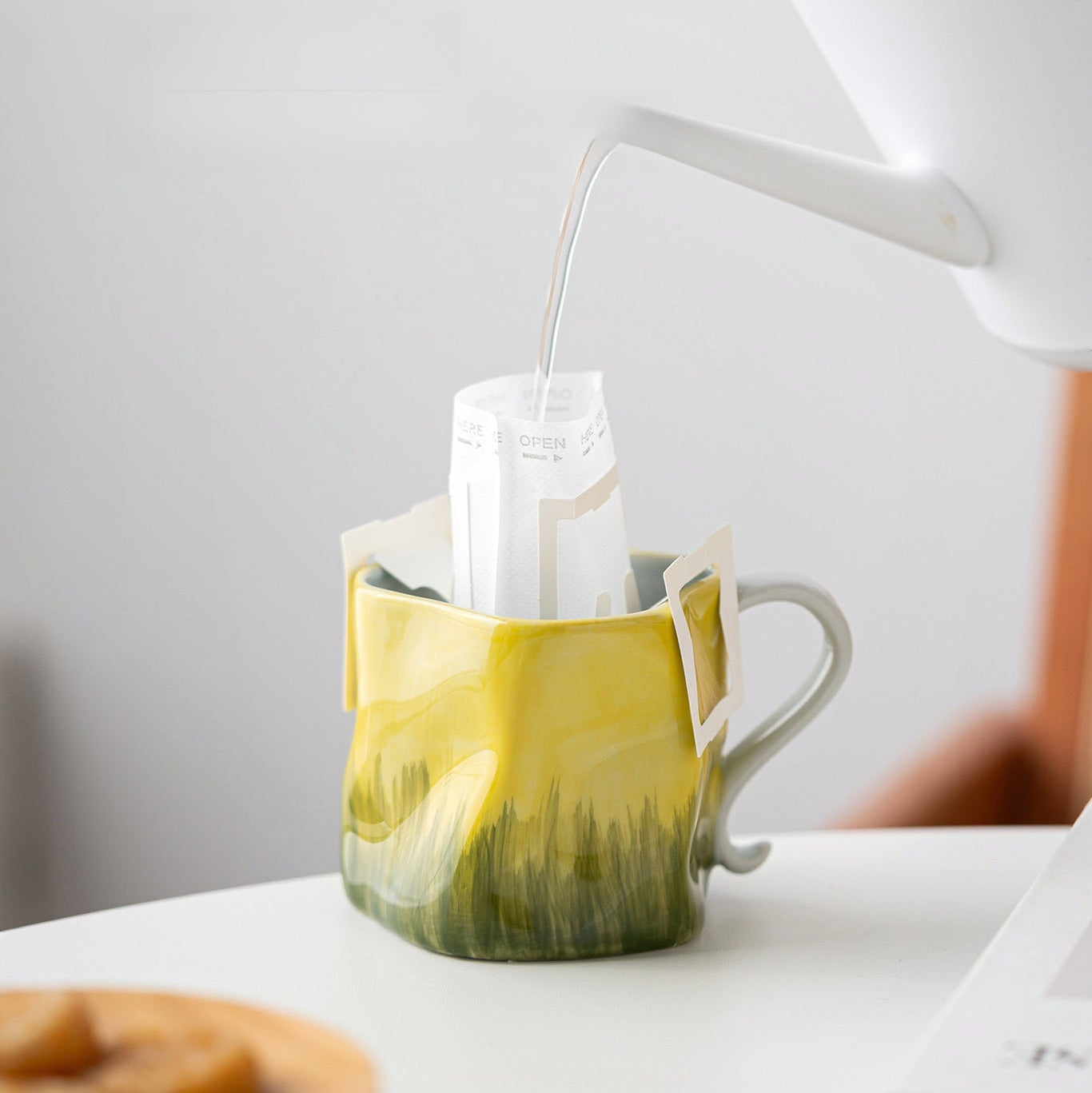 Hand-Painted Ceramic Coffee Mug