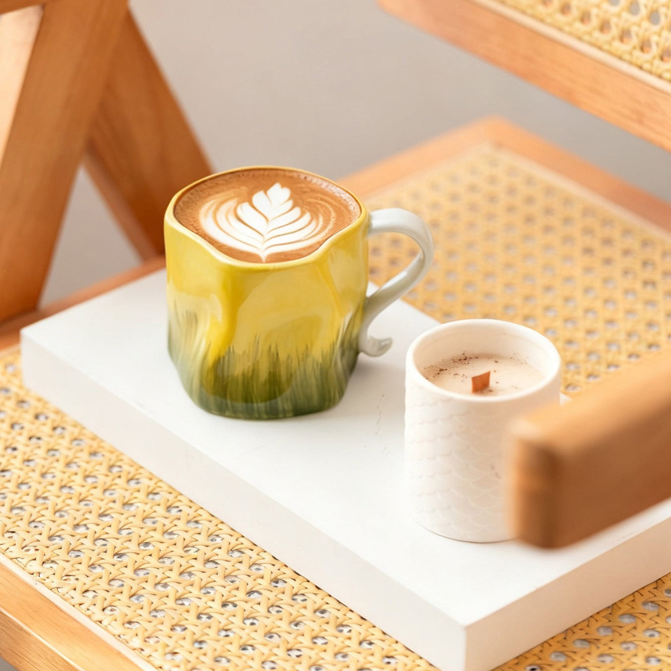 Hand-Painted Ceramic Coffee Mug