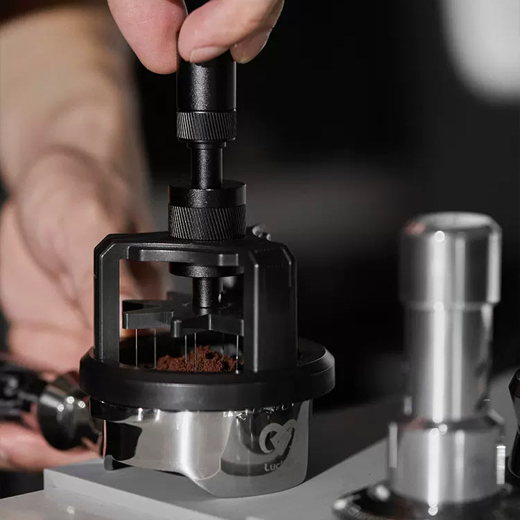 Geared Spinning WDT Tool - Espresso Distribution - MUVNA - Lastaforest