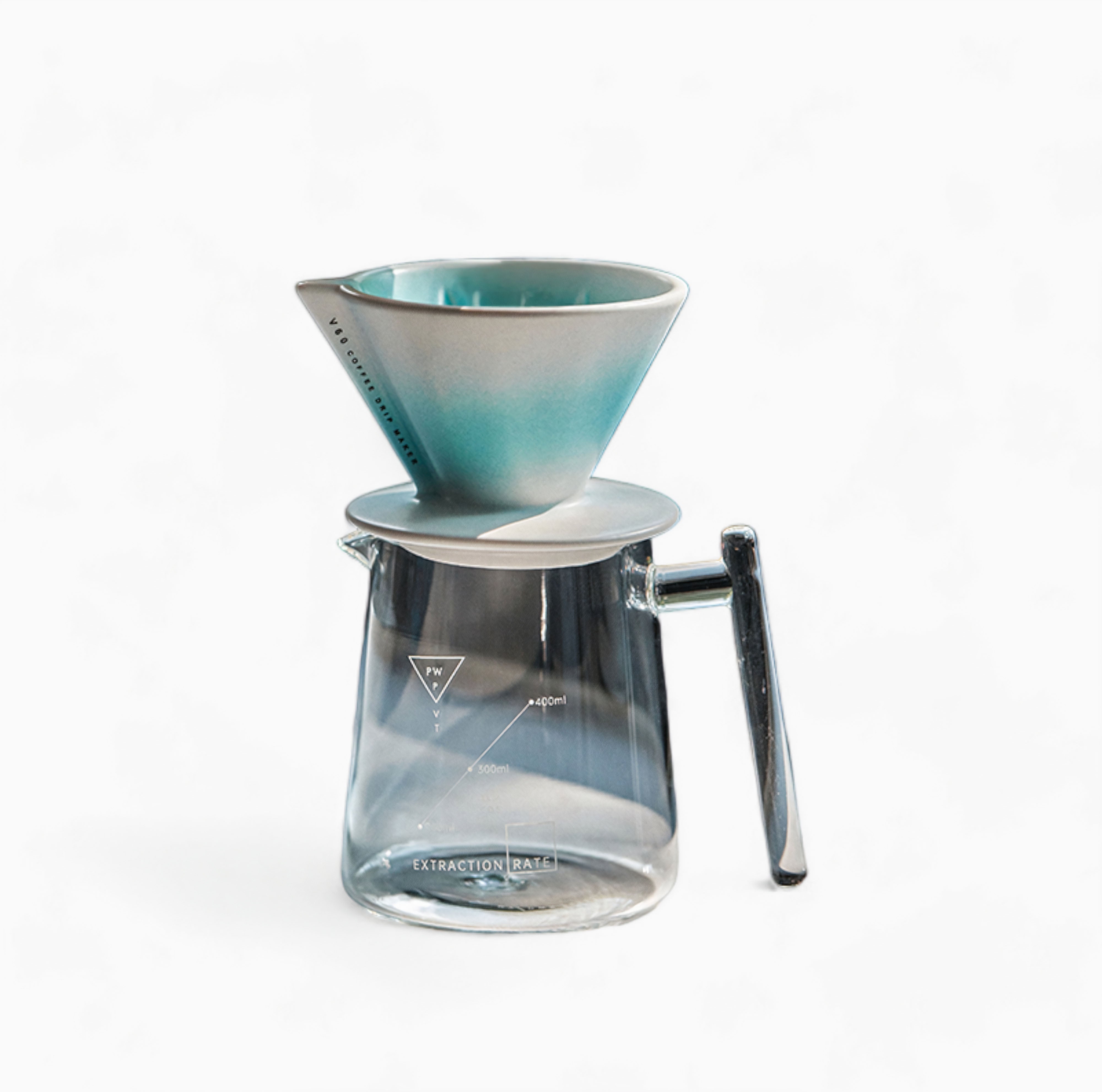 V60 Ceramic Pour Over Coffee Dripper with Sharing Pot - MUVNA - Lastaforest