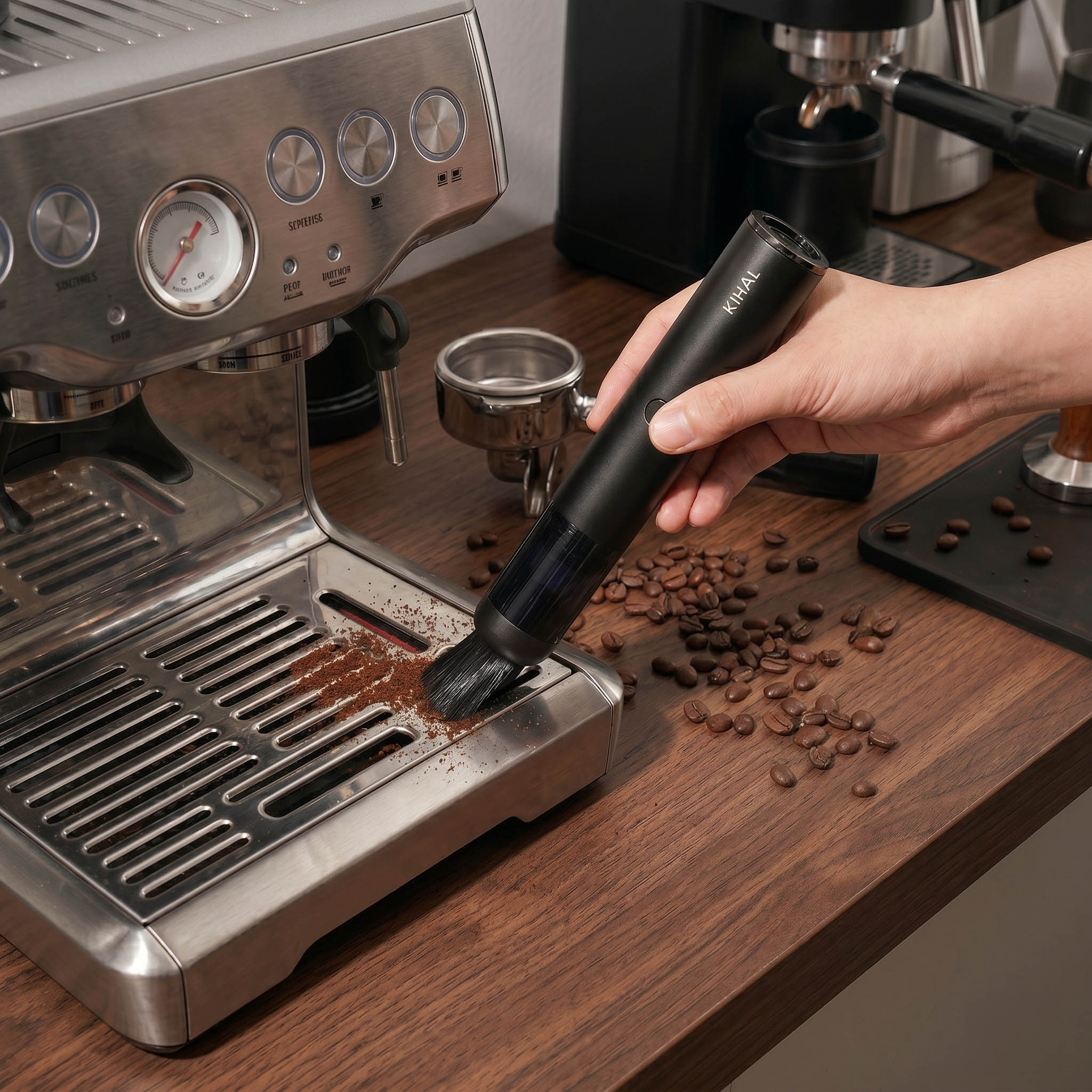 Die Barista Air Wand™ | Präzisions-2-in-1-Mahlwerk-Vakuum und Gebläse