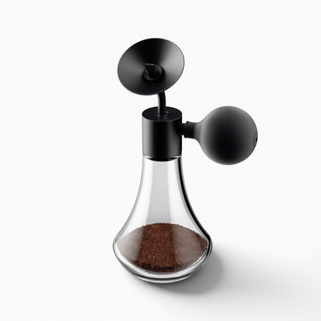 Kaffeeduftflasche & Präsentationsglas - 360° Aromaverteilung
