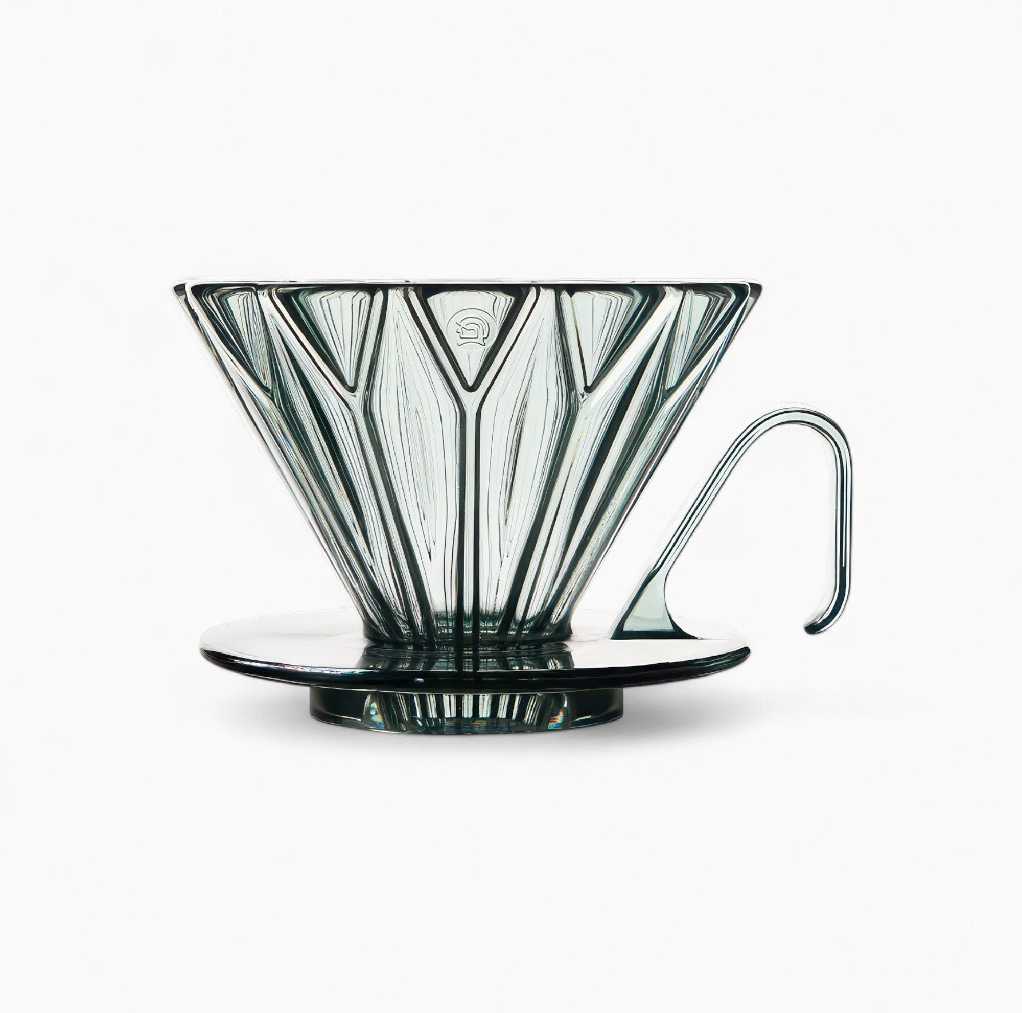 Kaffeefilter mit Prisma-Form und Diamantmuster
