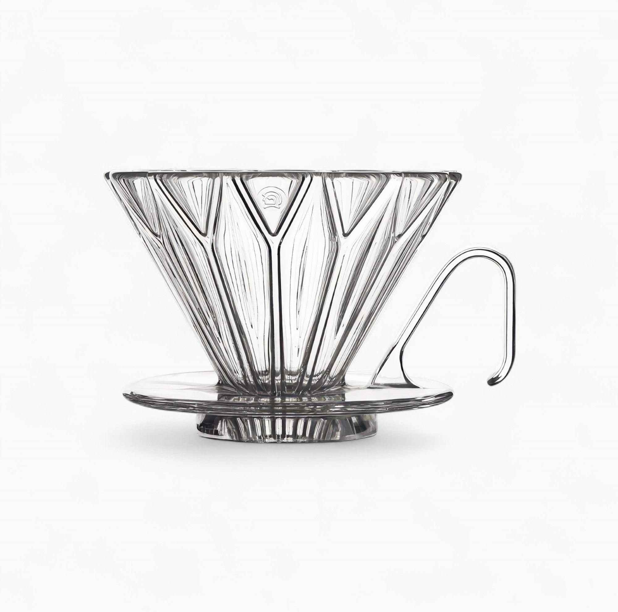 Kaffeefilter mit Prisma-Form und Diamantmuster