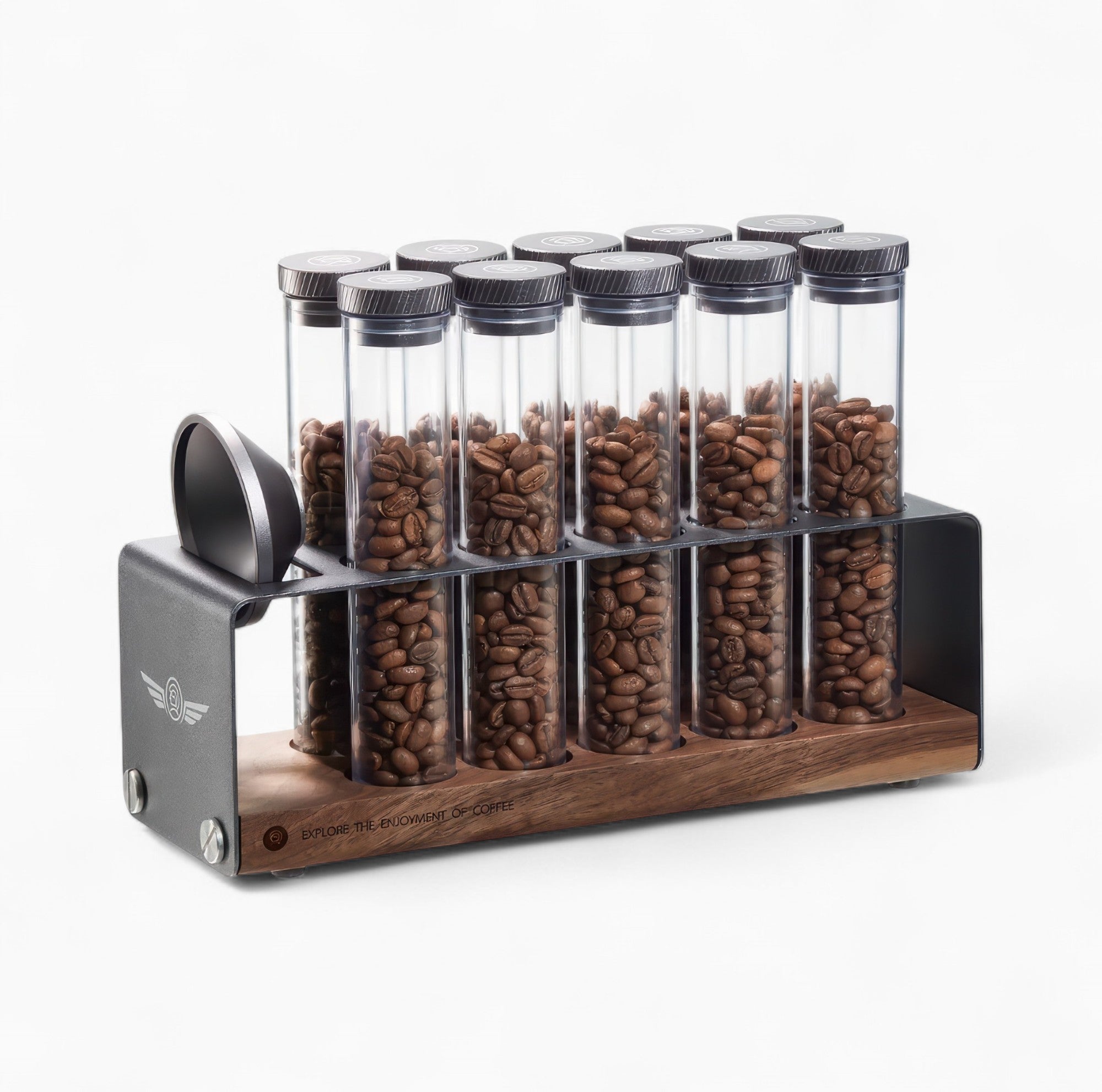 Pro Coffee Bean Storage Display & Entgasungsständer