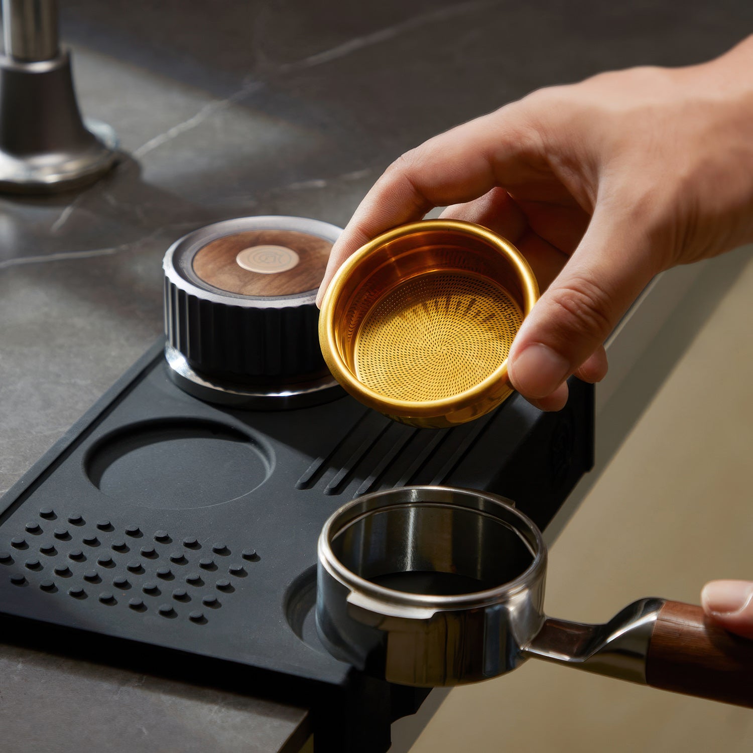 Matrix Doppelshot Siebträgerkorb für Espresso